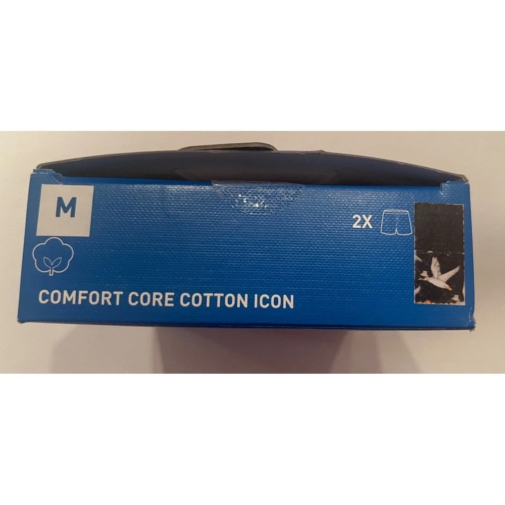 Adidas‎ 2-Pack Comfort Core Cotton Icon Boxers Size Medium 32-34